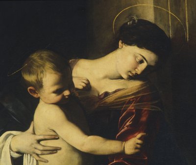 Dettaglio dalla Madonna di Loreto, c.1606 da Michelangelo Merisi Caravaggio